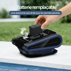 Robot Piscine Sans Fil SAT 30 - Fond, Parois et Ligne d'Eau - 200m²