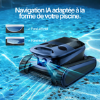 Robot Piscine Sans Fil SAT 40 - Fond, Parois et Ligne d'Eau - 300m²