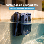 Robot Piscine Sans Fil SAT 40 - Fond, Parois et Ligne d'Eau - 300m²